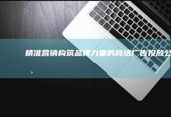 精准营销：构筑品牌力量的网络广告投放公司